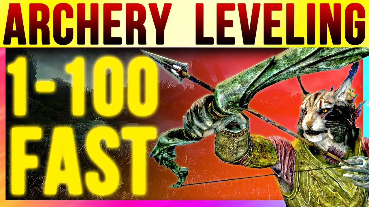Skyrim Special Edition 100 Archery FAST At LEVEL 1 (Fastest Bow Skill Starter Guide Remastered)