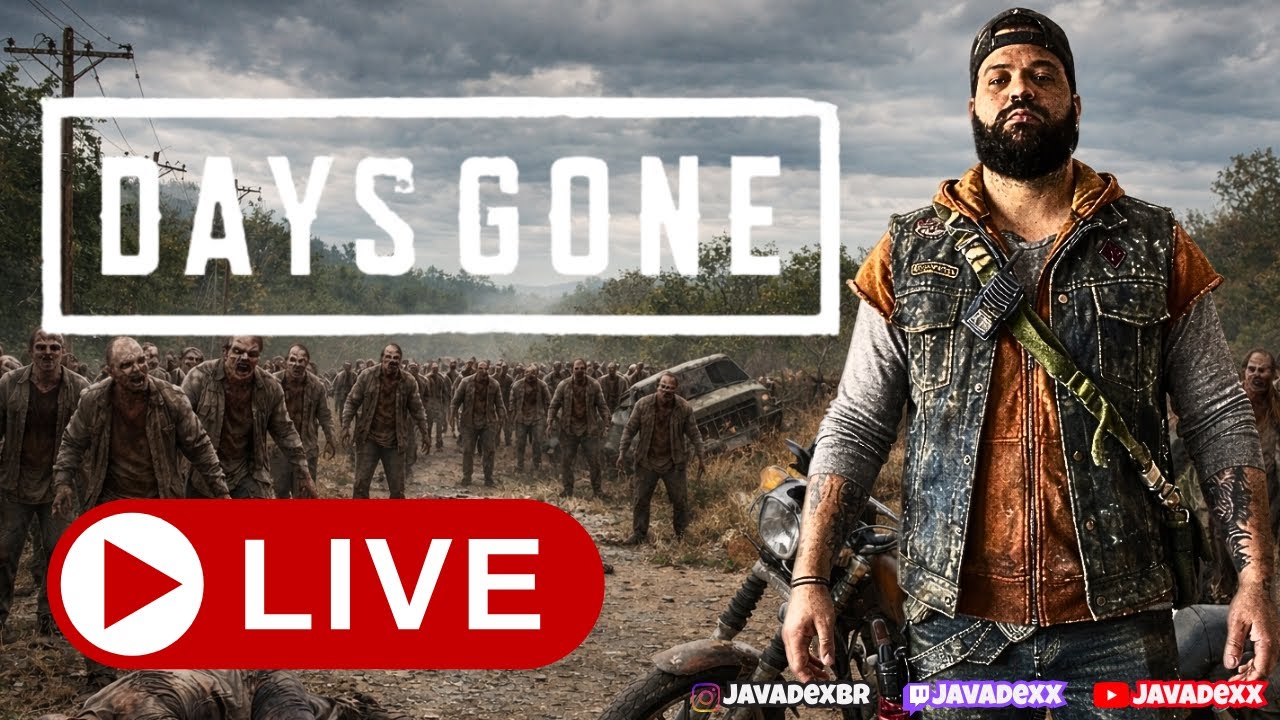 Days Gone AO VIVO PT-BR | Terror e Sobrevivência