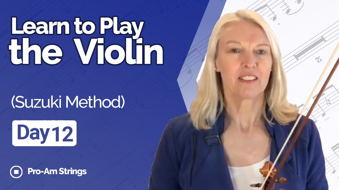 Learn to Play the Violin in 30 Days (Suzuki method) - Day 12 (Long long ago)
