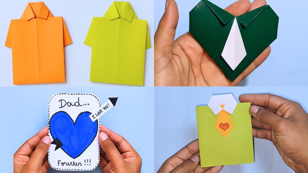 DIY: 4 Paper Souvenir Ideas for Father's Day – Handmade with Love! 👔❤️