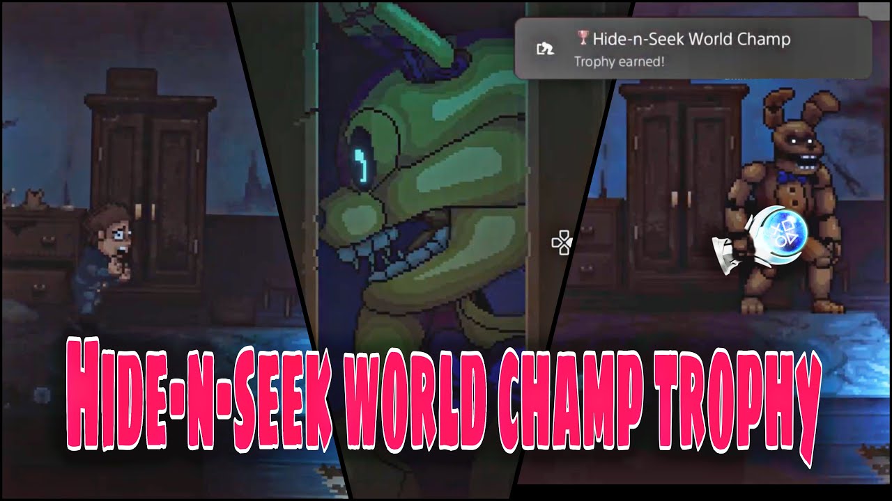Руководство по трофею чемпиона мира в прятках для Fnaf Into the Pit. Все подробности и местополож...