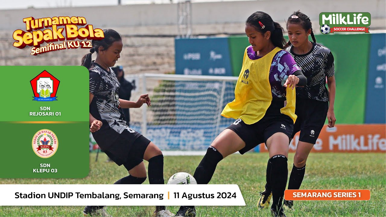 Pertandingan Semifinal KU 12 SDN Rejosari 01 vs SDN Klepu 03