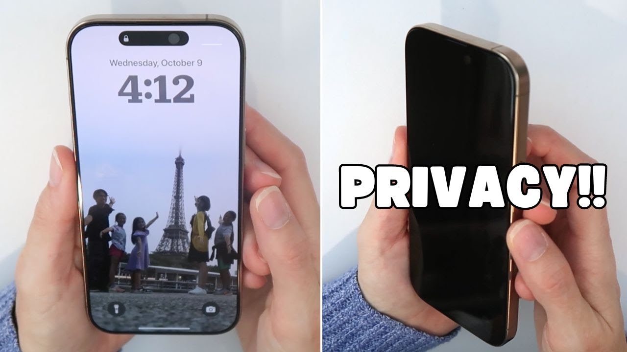 UltraGlass Privacy Screen Protectors for iPhone 16 Pro + Pro Max | Full Demo + Review
