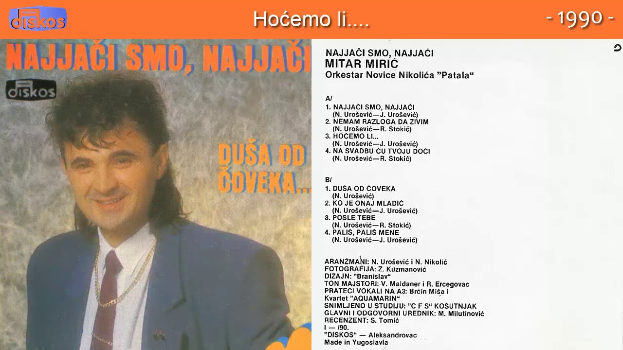 Mitar Miric - Najjaci smo, najjaci - (Audio 1990) - CEO ALBUM