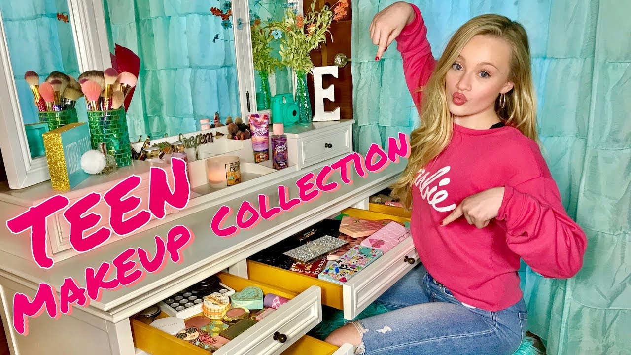 TEEN MAKEUP COLLECTION OF A 13 YEAR OLD | 2019