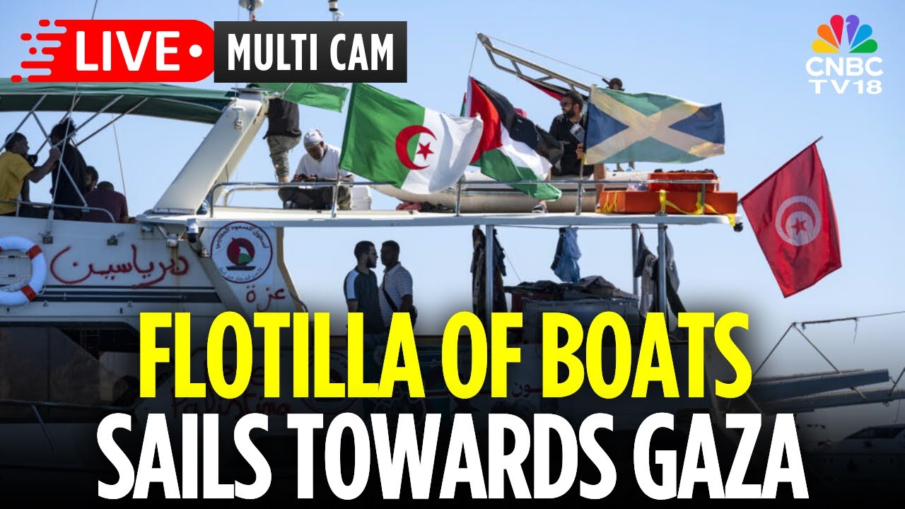 Freedom Flotilla Coalition LIVE: Israel Intercepts Gaza-Bound Aid Flotilla, Activists Detained |N18G