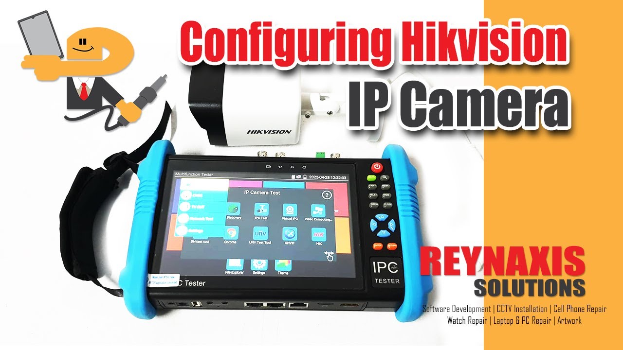 Настройка камеры Hikvision с помощью IPC-тестера