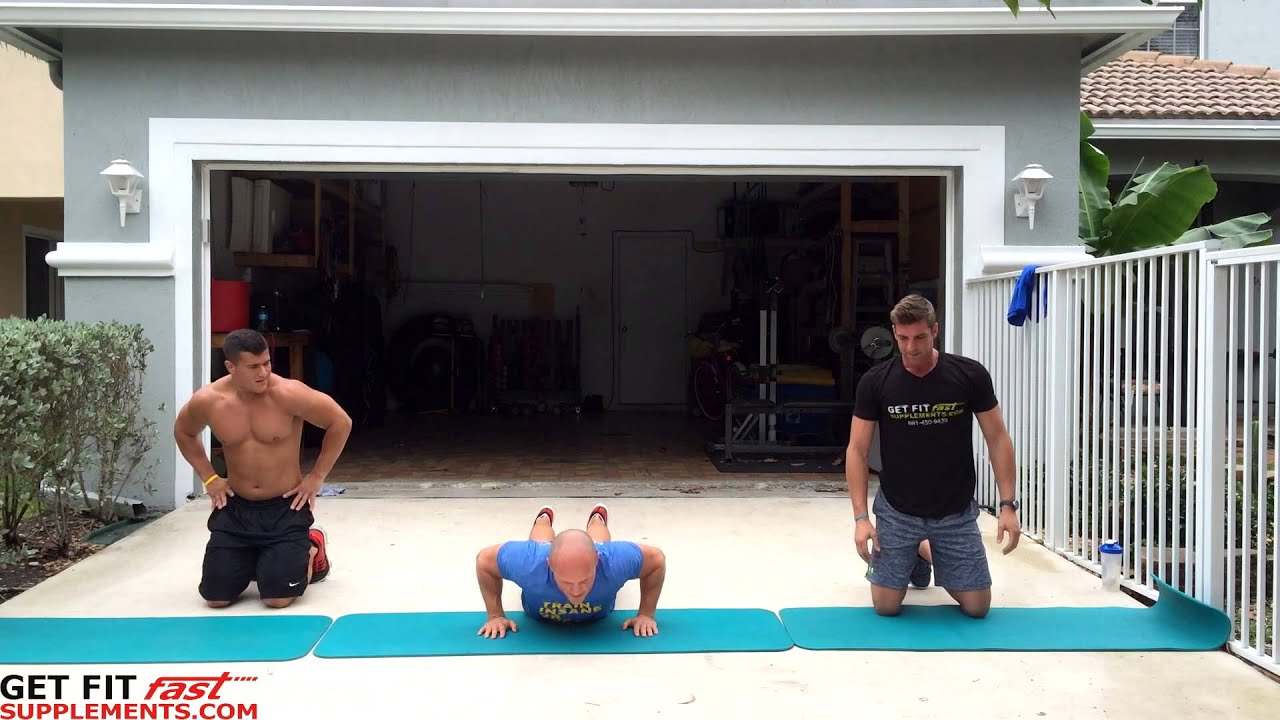 Chiseled Chest Workout! Body weight with Get Fit Fast & Team Swoll