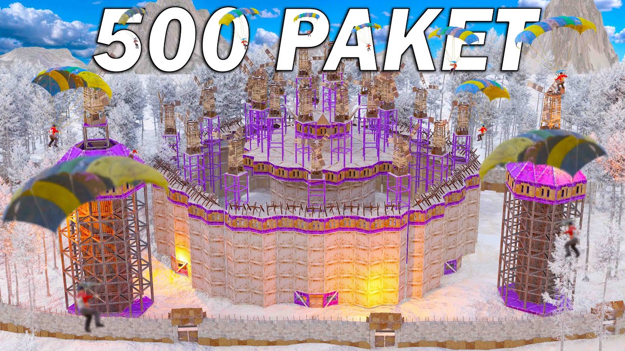 500 РАКЕТ- Цель: Самый ОГРОМНЫЙ КЛАН на СЕРВЕРЕ! Раст/Rust @Yufey.