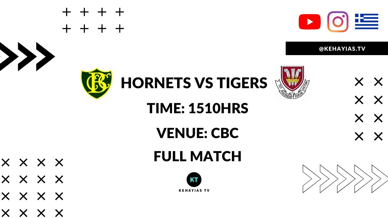 CBC's Hornets VS Prince Edward's Tigers || FULL MATCH || Season Game 5