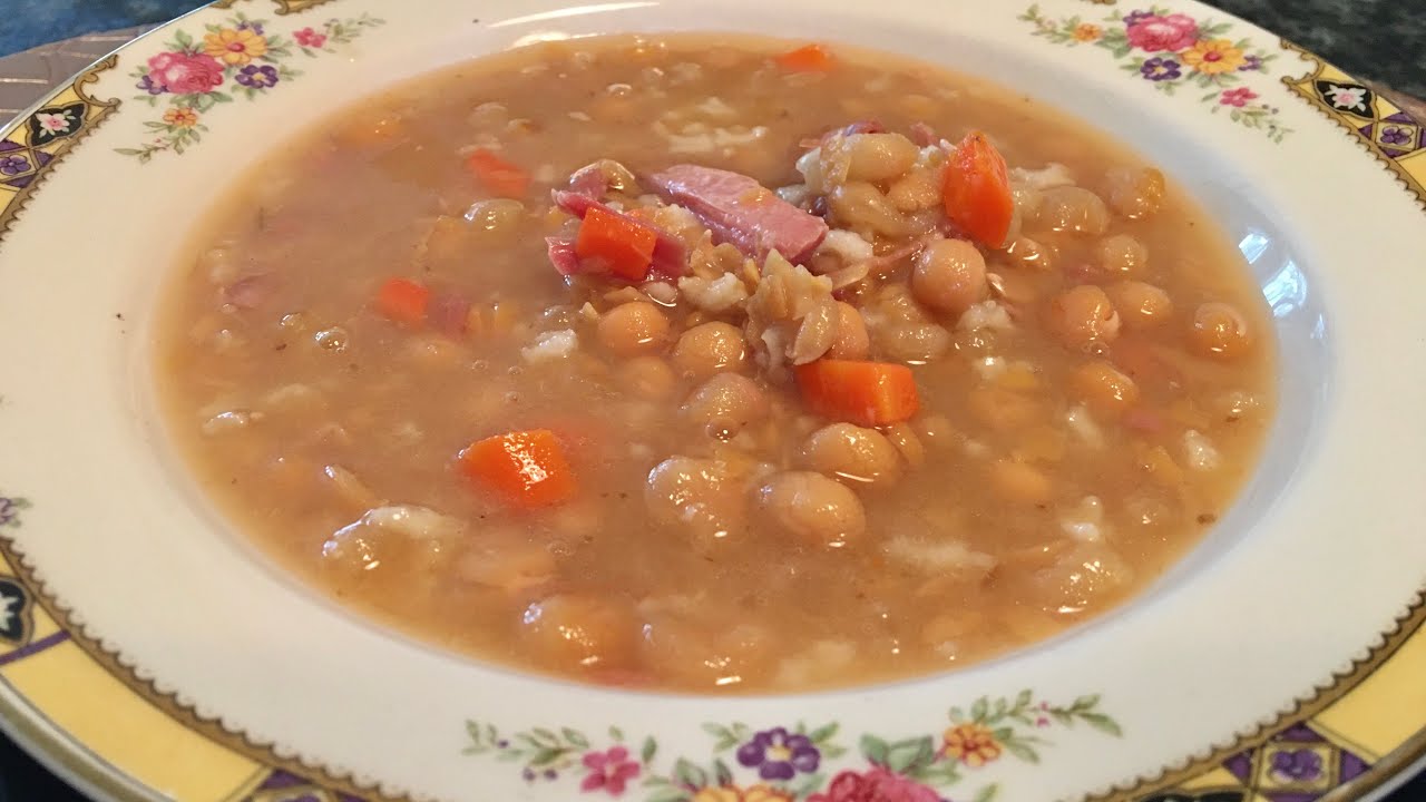 French Canadian Yellow Pea Soup with Ham