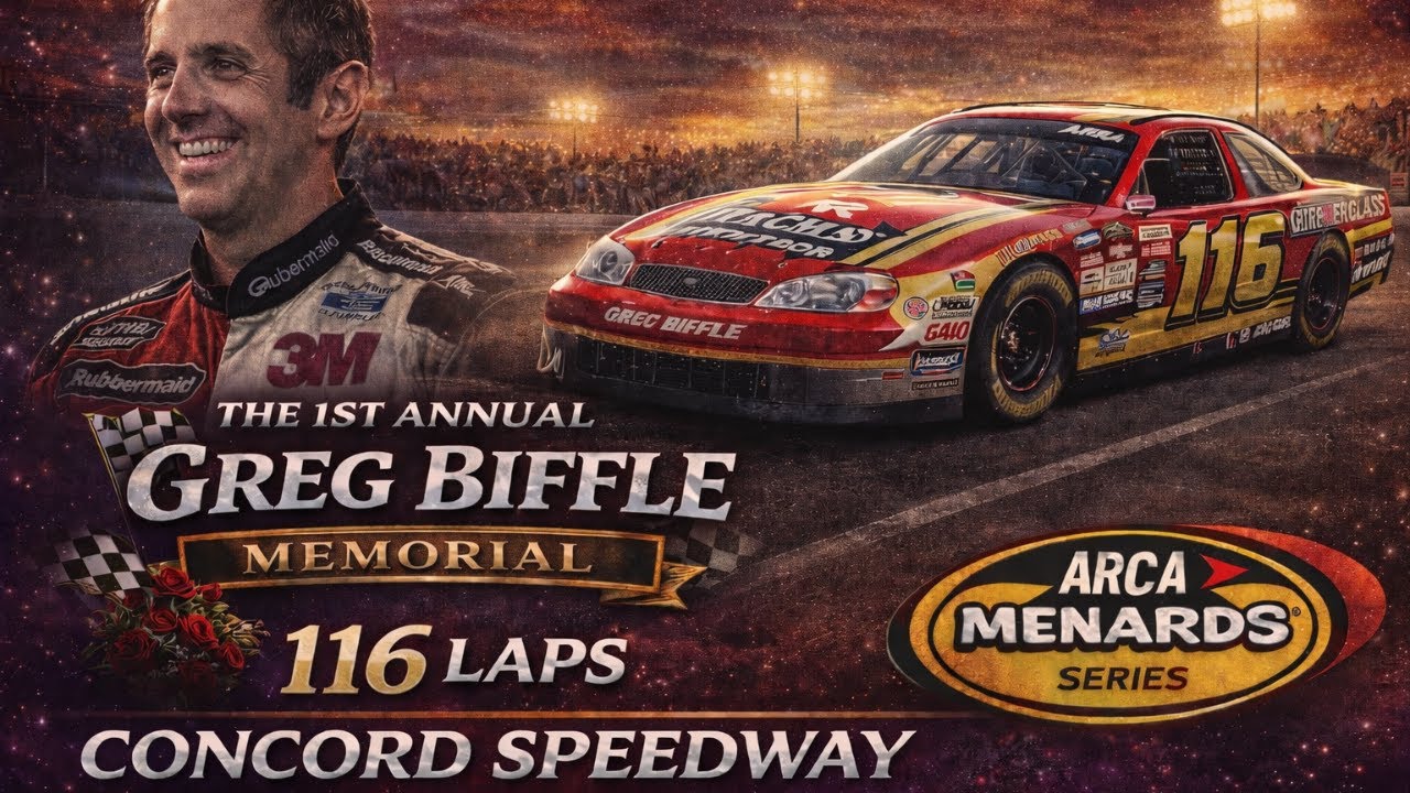 Round 10 of 14 - Greg Biffle Memorial 116 - ARCA @ Concord