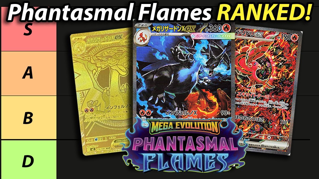 Phantasmal Flames Tier List! I Ranked Every Chase Card in Phantasmal Flames!