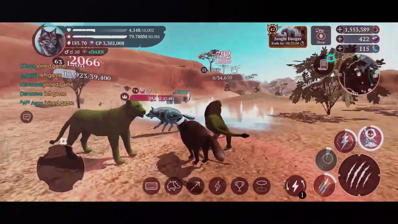Level Up 🥳. The wolf Online Simulator.  | 5k wolf.