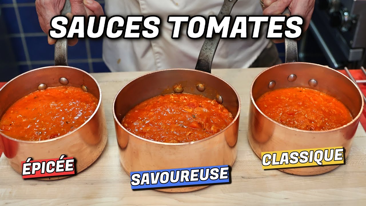 SAUCES TOMATES | ÉPICÉE, SAVOUREUSE ET CLASSIQUE