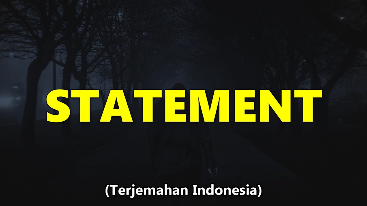NEFFEX - Statement (Lyrics) | Lirik Terjemahan Indonesia