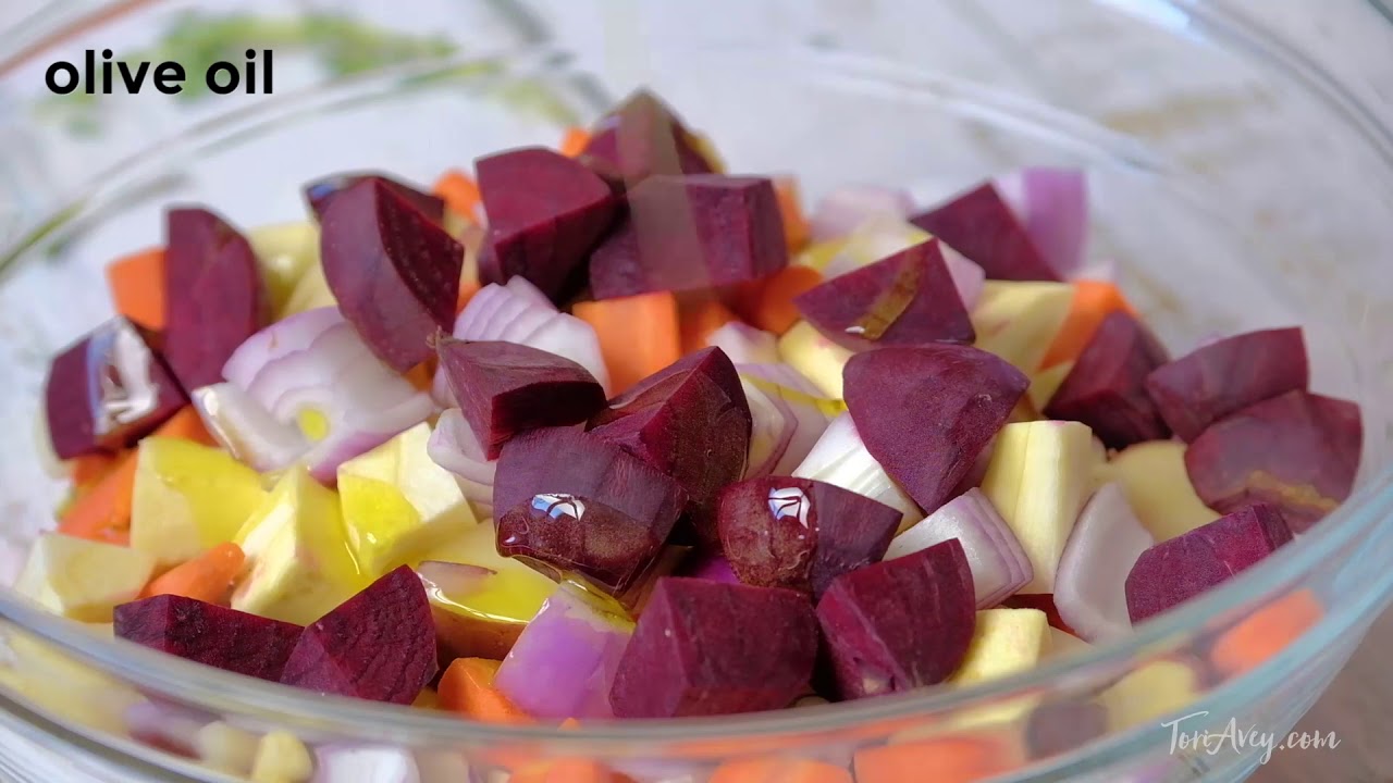 How to Make Oven Roasted Root Vegetables
