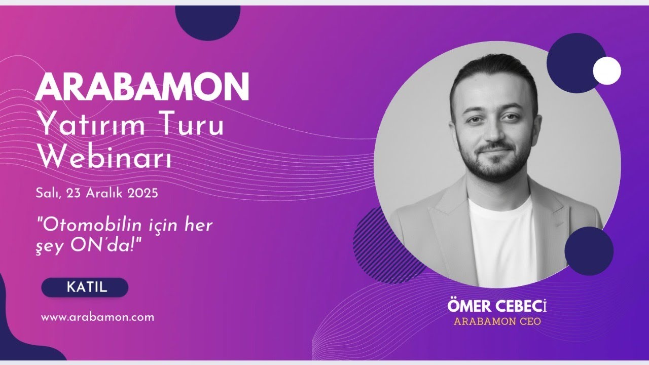 ArabamOn Yatırım Turu &Ouml;zel Canlı Yayın