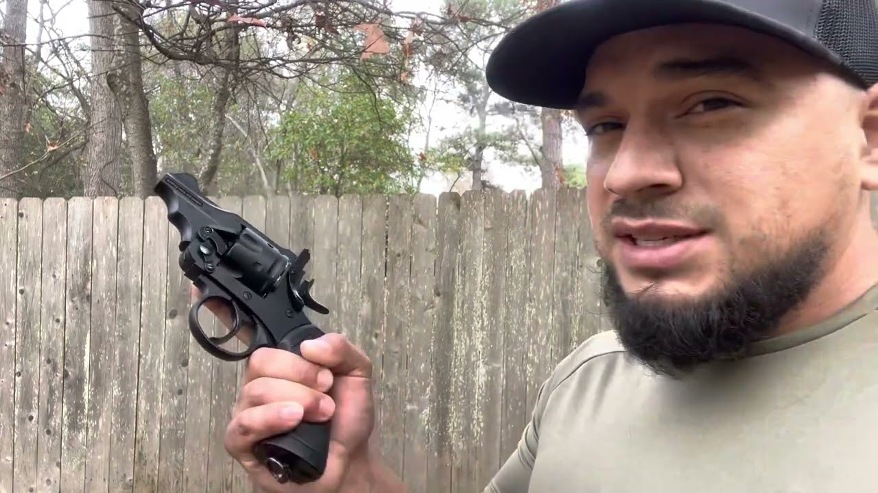 WEBLEY & SCOTT : MK VI .455 REPLICA 2.5” CO2 .177  CIVILIAN MODEL PELLET REVOLVER