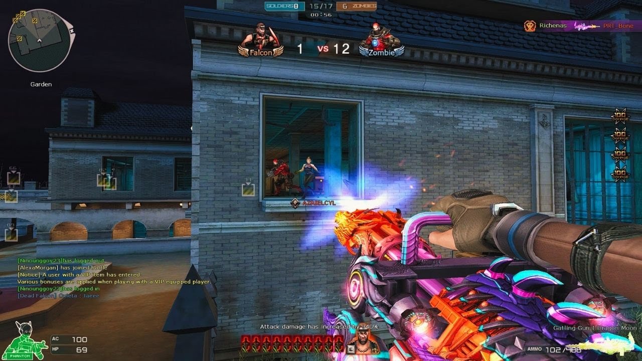 New Gutling Gun Infernal Dragon Moon Zombie Mode Mansion | Crossfire Ph