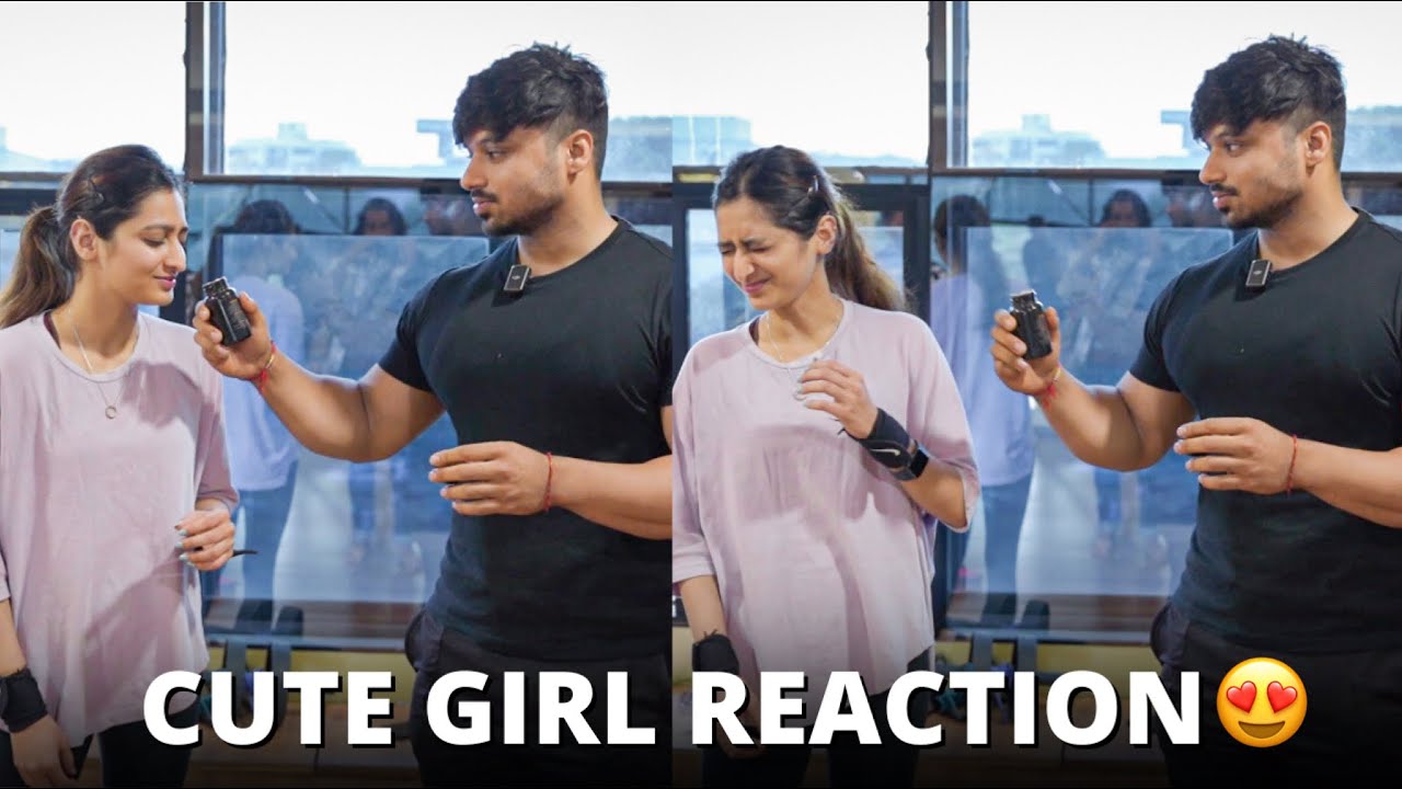MAKING PEOPLE TRY SMELLING SALT IN A COMMERCIAL GYM - CRAZY REACTIONS 😍