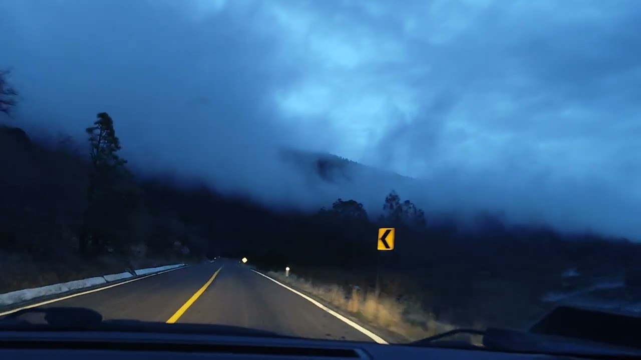Antes de la tromba en la sierra de Chihuahua | Tromba en Chihuahua México