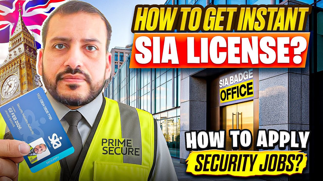 SIA License UK 2025: Step-by-Step Application Guide | Live Walkthrough