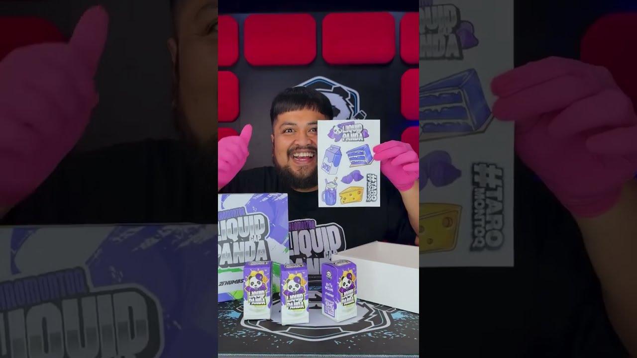 UNBOXING ASMR Liquid Cap Panda TARO MONTOQ By Azkanio Panda , Two Thumbs , & Seven Oceans