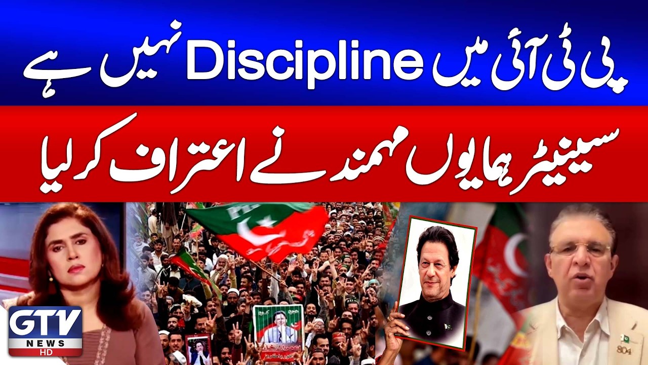 Senator Humayun Mohmand Acknowledges Discipline Problems in PTI | News Today | GTV News