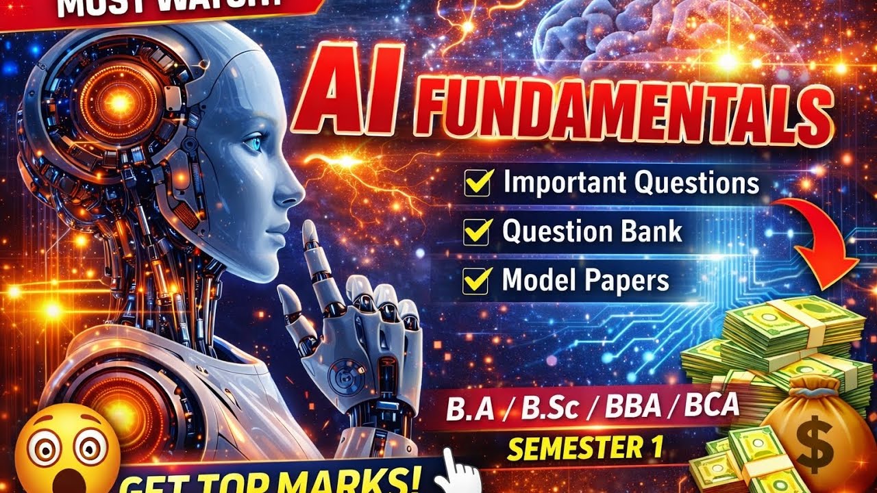AI Fundamentals Semester 1 🔥 Important Questions | Get Top Marks Guaranteed#AIFundamentals#ai #cbse 