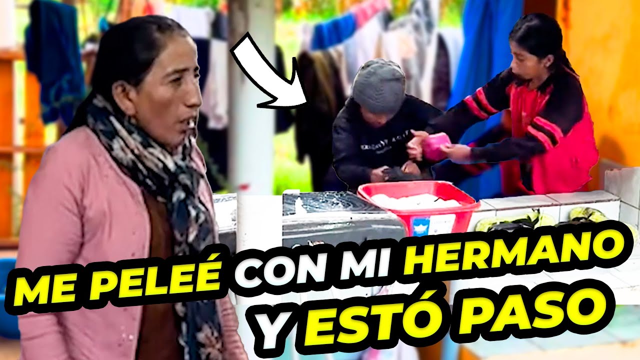 Nos pusimos a peli4ar con mi hermano el Uvitas y as&iacute; reacci&oacute;n mi mam&aacute;