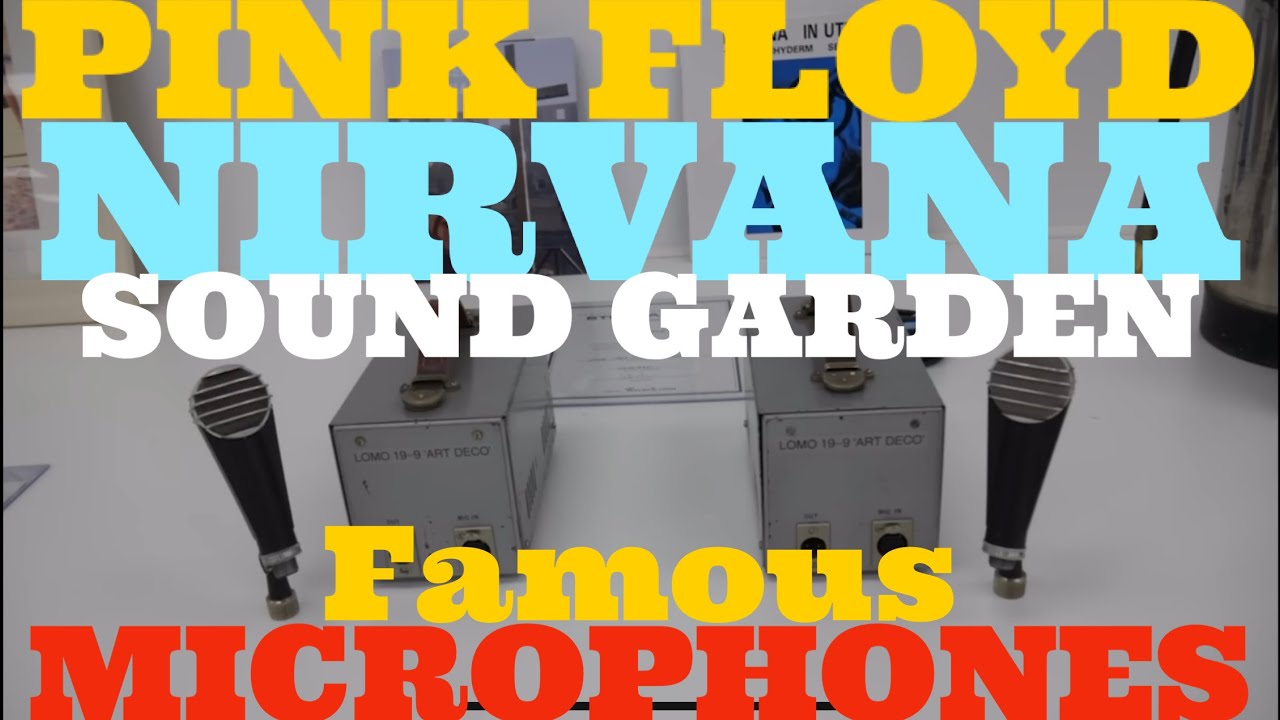 FAMOUS MICROPHONES Nirvana,Pink Floyd,Stevie Wonder and Sound Garden used!Analogr Mic Locker