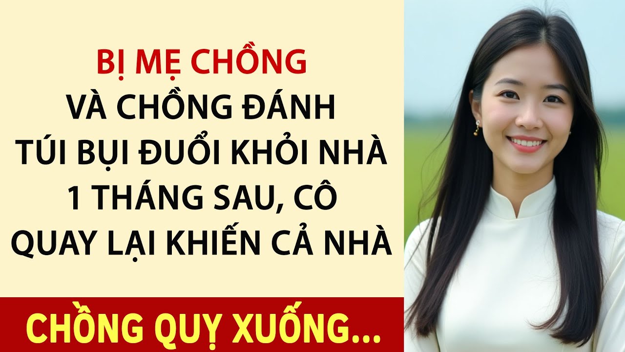 Bị Mẹ Chồng Và Chồng Đánh Túi Bụi Đuổi Khỏi Nhà1 Tháng Sau, Cô Quay Lại Khiến Cả Nhà Chồng...