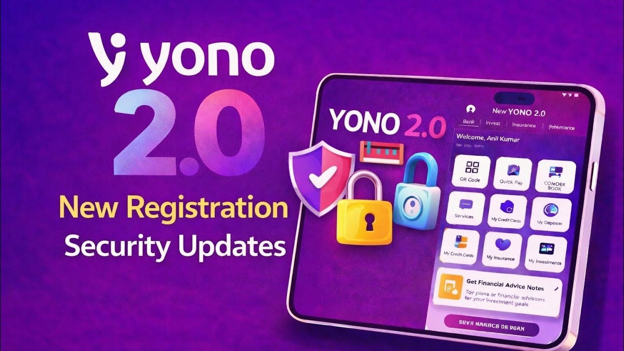 YONO SBI 2.0 bank Registration With Security Updates 2026 | Security Updates के साथ नया YONO 2 #yono