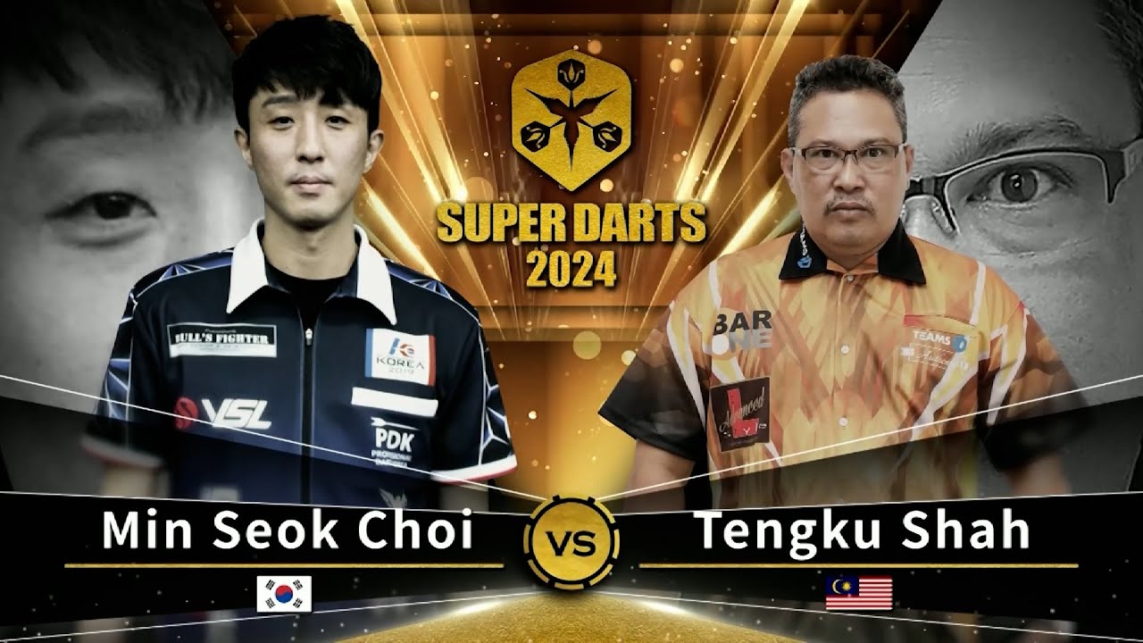 【チェ・ミンソク vs テンクゥ・シャー】 SUPER DARTS 2024