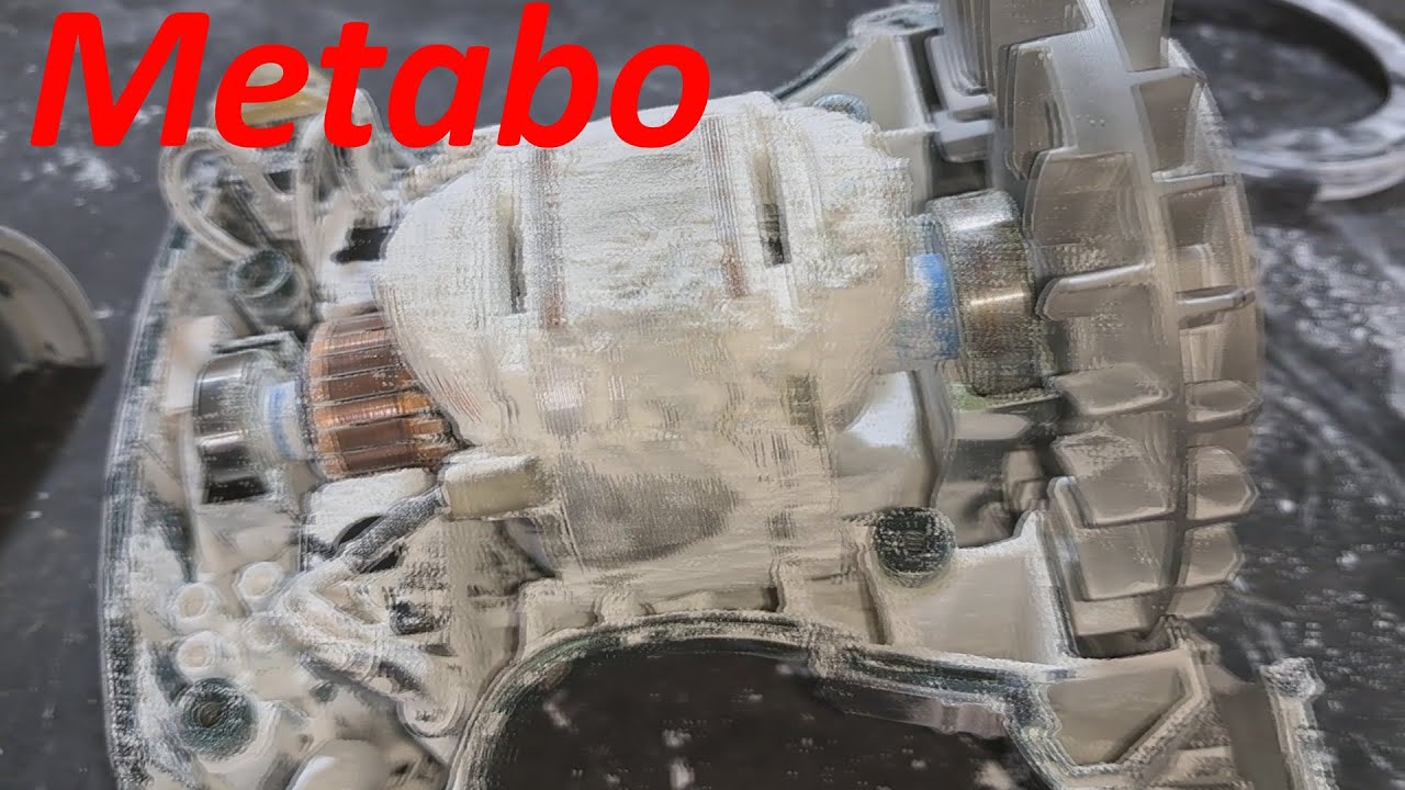 Эксцентриковая шлифмашина METABO не включается - ремонт.