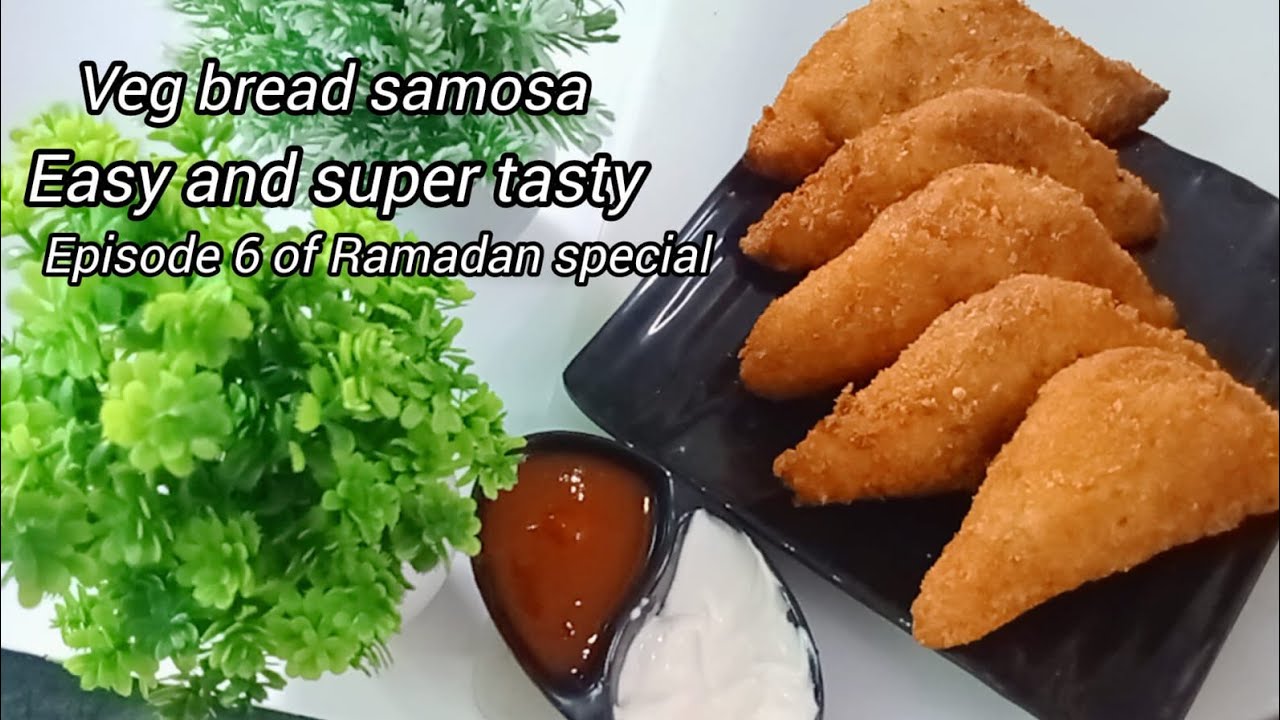 Veg bread samosa easy and super tasty ( episode 6 of Ramadan special ) #desizaika #ramadan 