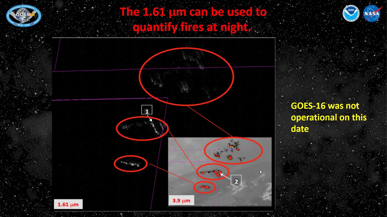 The 7 most commonly used ABI Bands on GOES-R