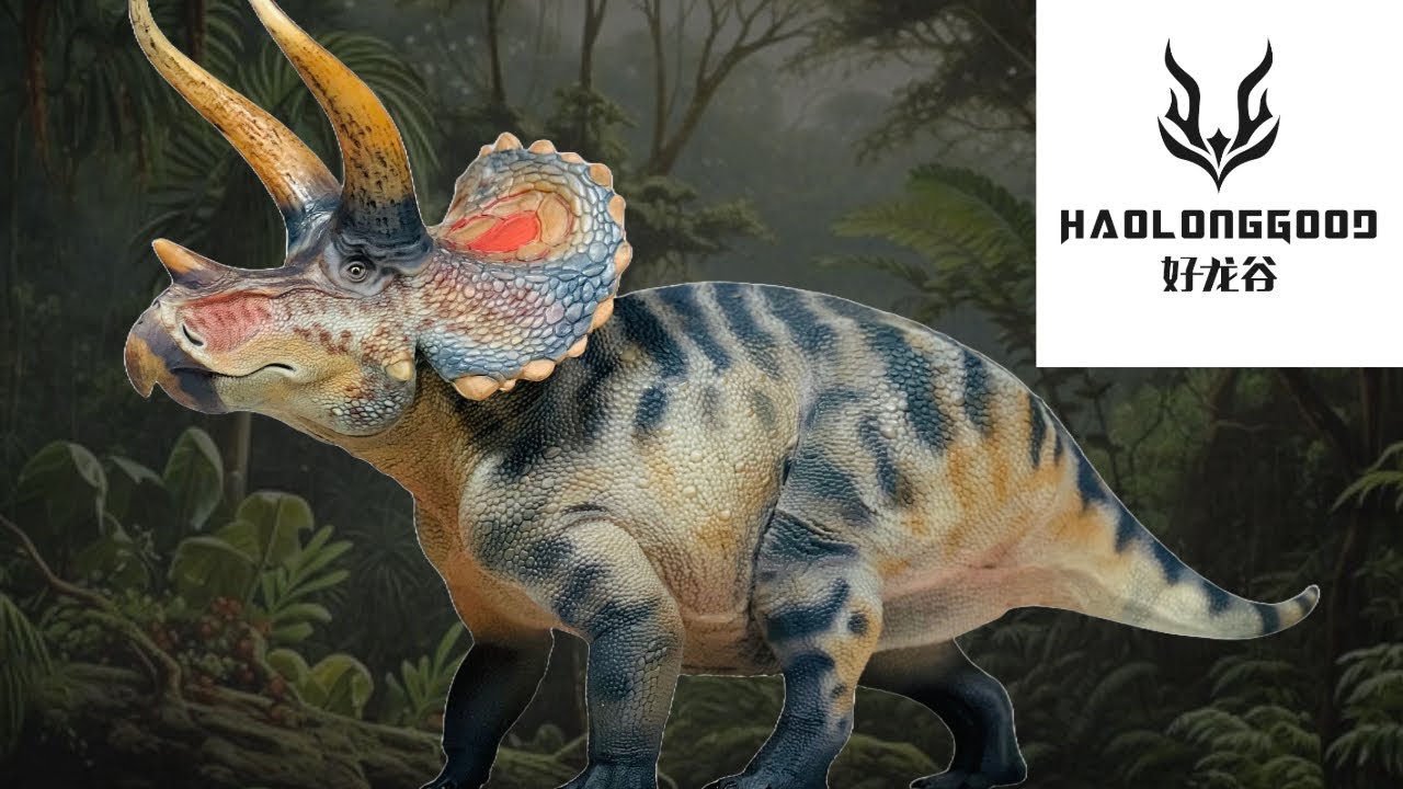 Лучший трицератопс всех времен! Обзор трицератопса от Haolonggood в масштабе 1:35