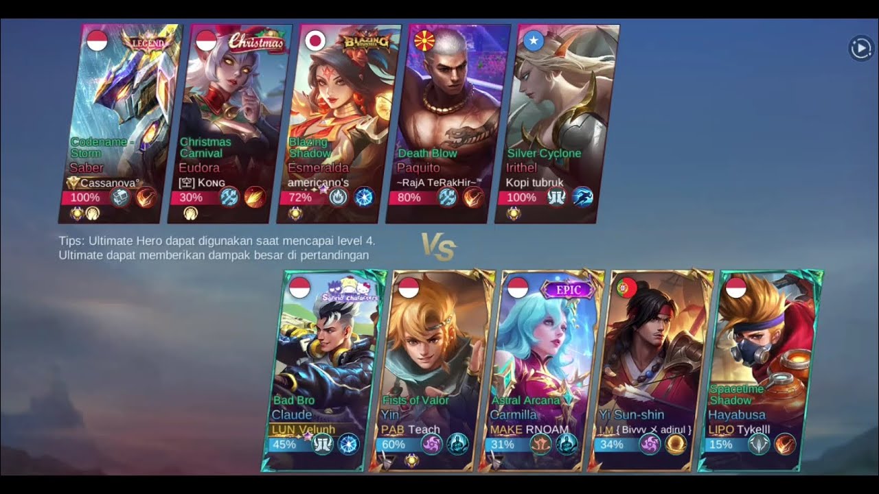 [BRAWL SOLO] Claude - Mobile Legends