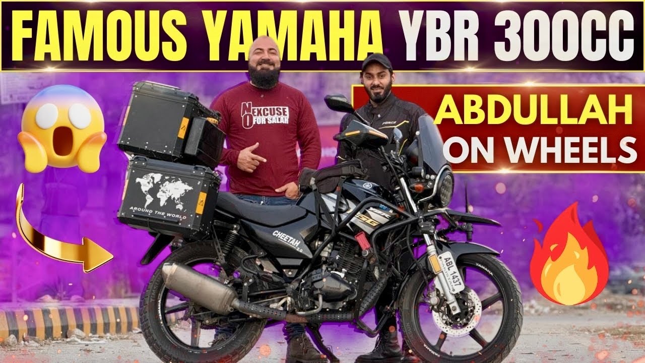 ONE AND ONLY YAMAHA YBR 300cc DETAILED REVIEW Bike Mate PK x Abdullah on Wheels |