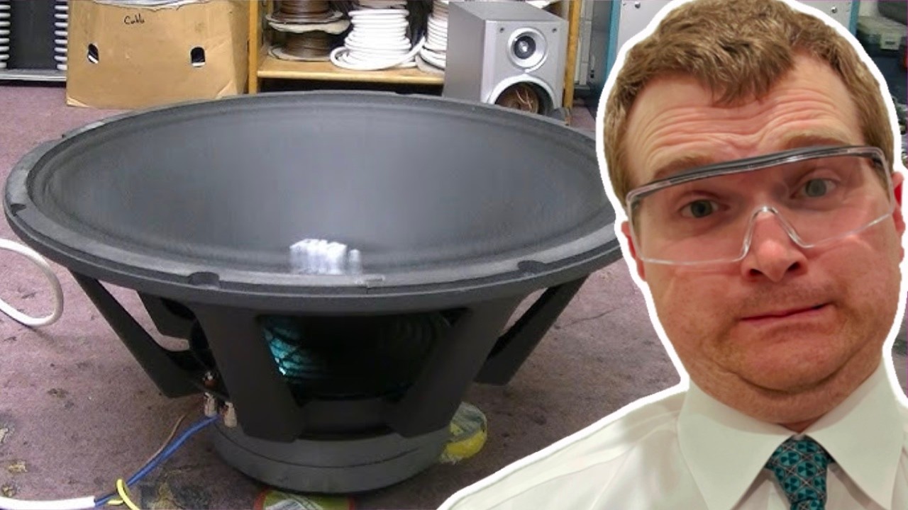 21 Inch Speaker Extreme Destructive Test - Nuclear Engineer Reacts to Photonicinduction