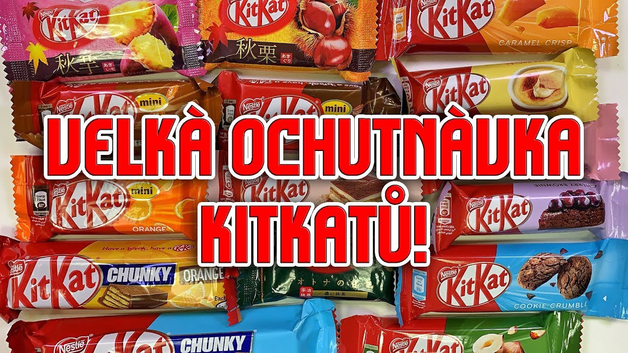 Ochutnávka 15 RŮZNÝCH KITKATŮ!