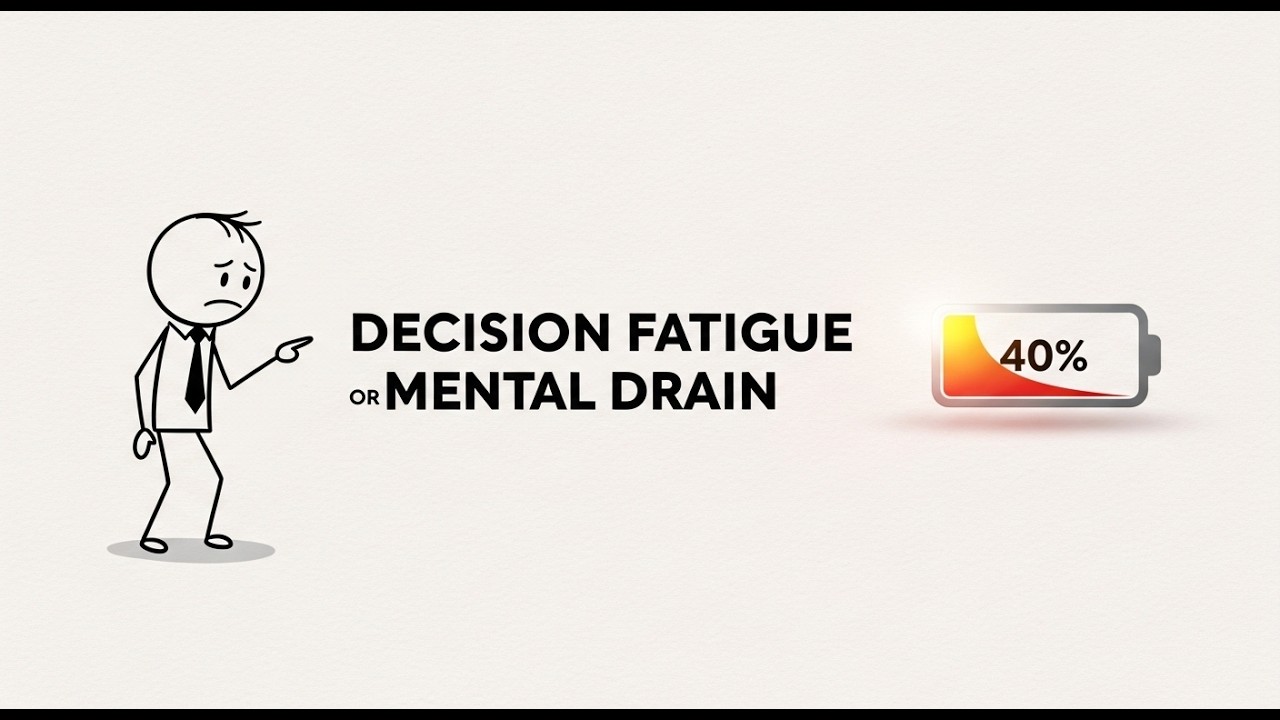 Your Brain Is Wasting 40% of Its Energy Every Day — The Hidden Cost of Decision Fatigue