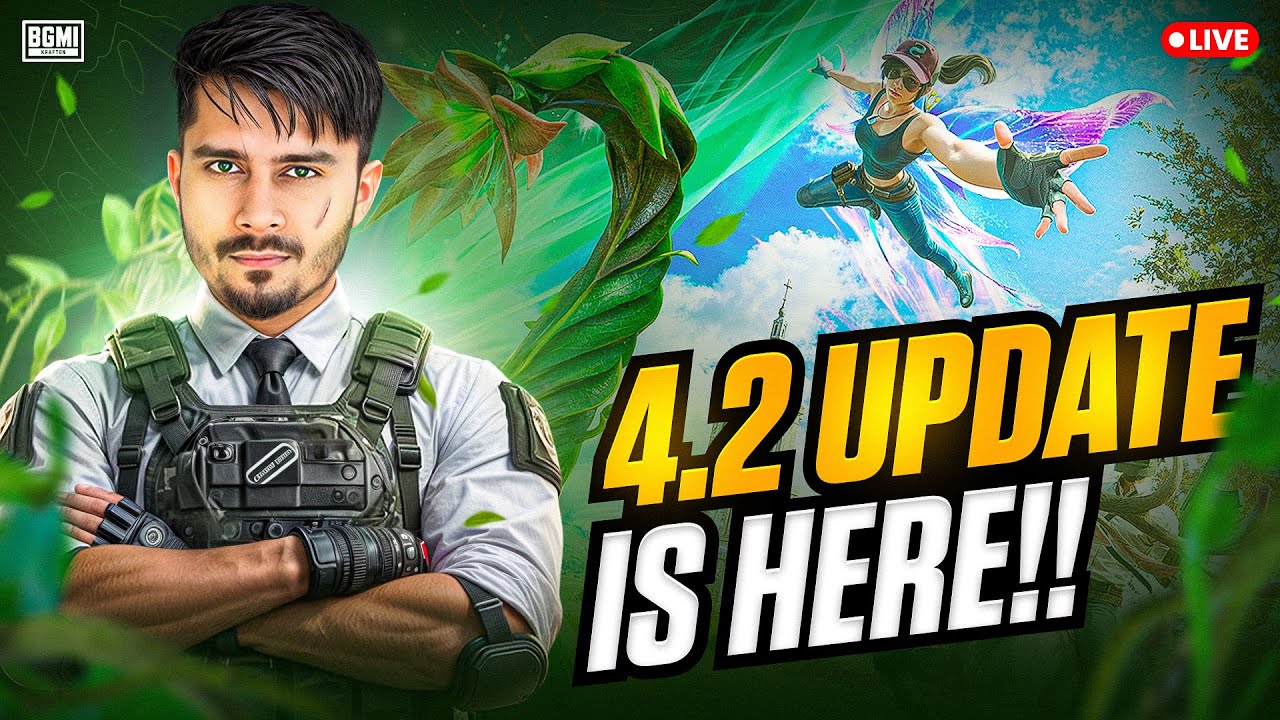 4.2 UPDATE IS HERE IN BGMI SOLO VS SQUAD 🔥 #shorts #bgmi #bgmilive #faujicjgaming