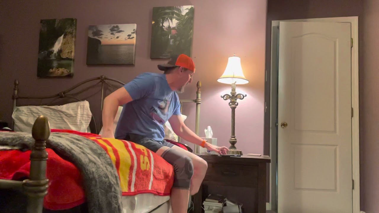 Amputee dude’s morning routine