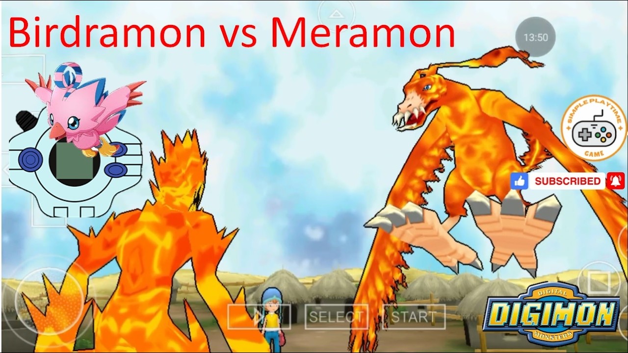 BIRDRAMON vs MERAMON! 🔥 Menyalalah API METEOR!