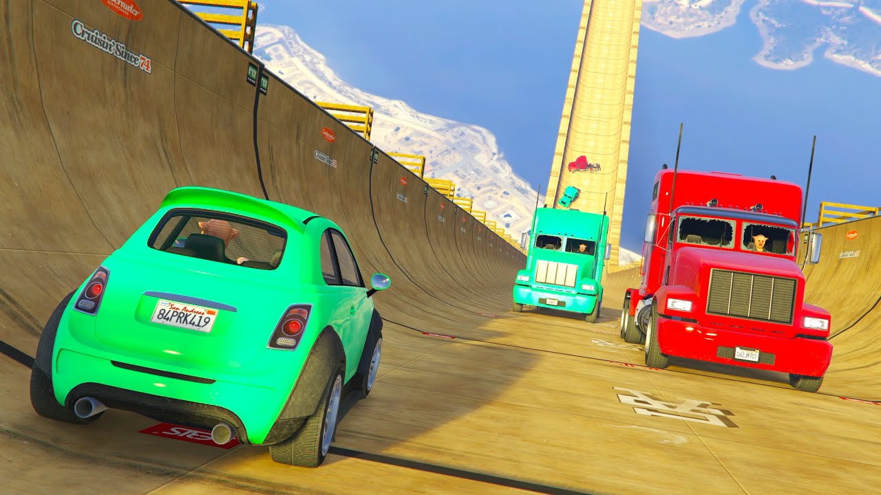 GTA 5 ONLINE 🐷 MEGA RAMPA FTF RAGE QUIT !!!  🐷DAJE !!