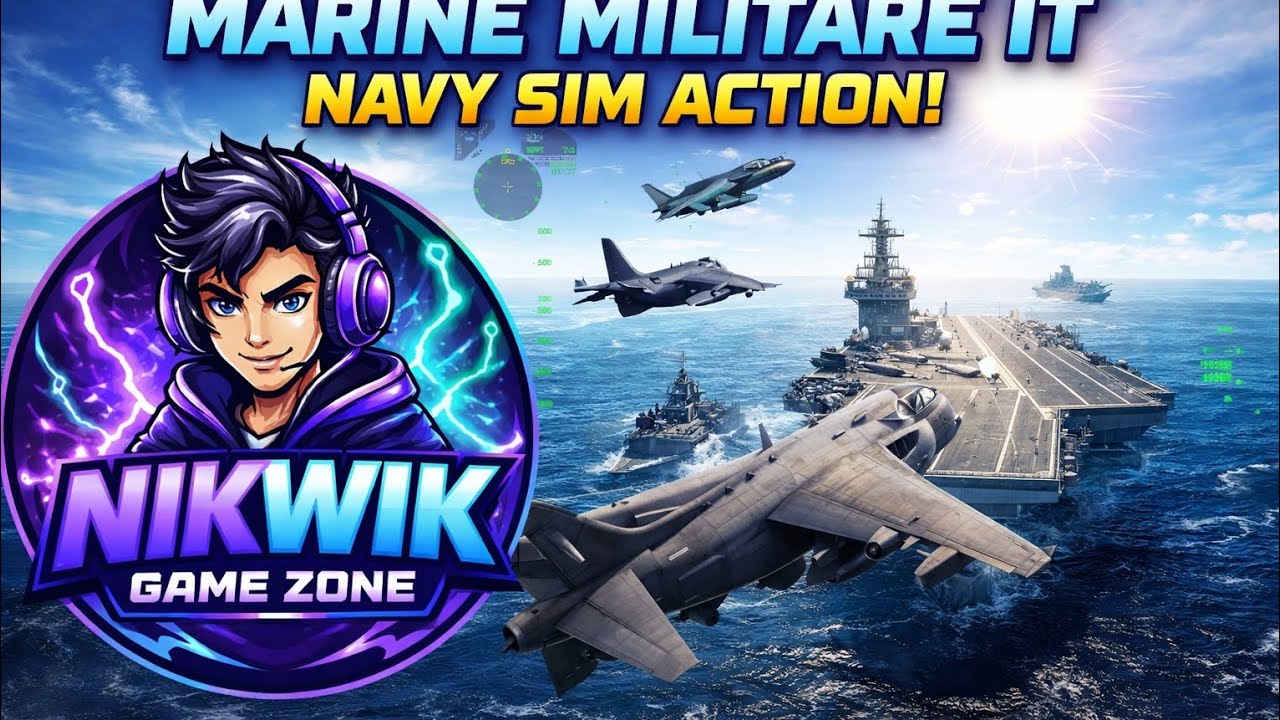 Marine Militare IT Navy Sim | Epic Naval & Jet Action Gameplay | NIKWIK Game Zone
