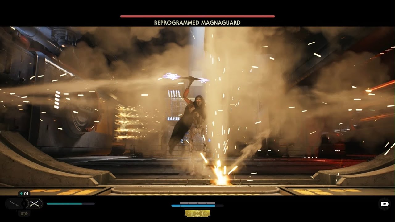 Reacquainted / Reprogramed Mangaguard Boss Battle (Star Wars Jedi: Survivor Gameplay #4)